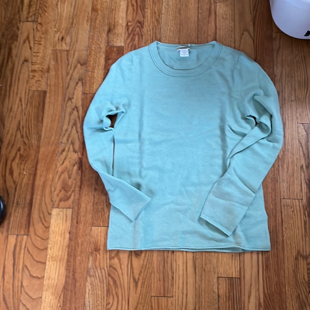 Light Green 100% Cashmere Sweater